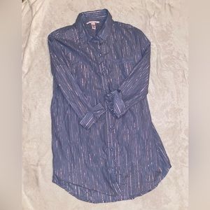 Victoria’s Secret Button Down Sleep Shirt